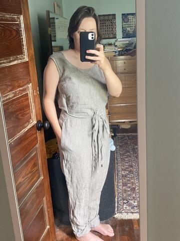Evelyn linen jumpsuit