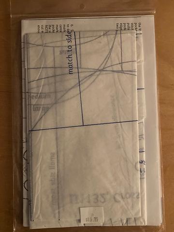 Indygo Junction Crossback Reversible Apron Pattern