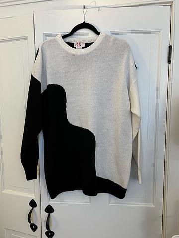 80s graphic sweater
