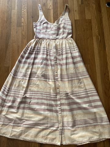 Striped cotton summer dress