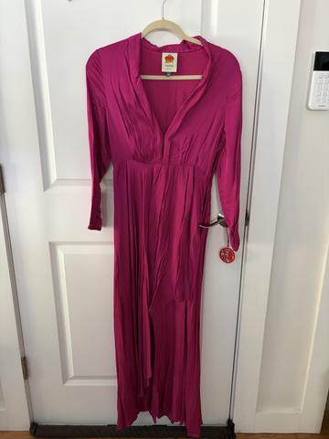 Pink Long Sleeve Dress