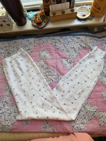 Waffle Knit Thermal Long John Pants