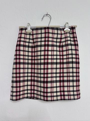 wool mini skirt 4p