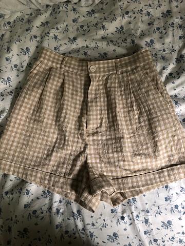 Gingham shorts