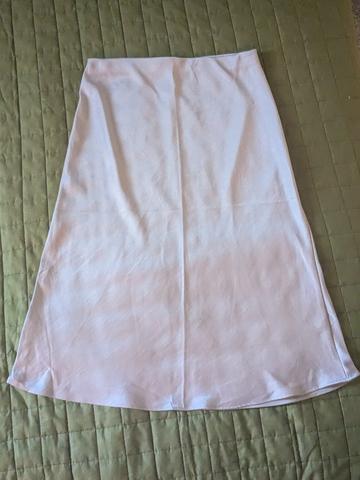Satin Midi Skirt