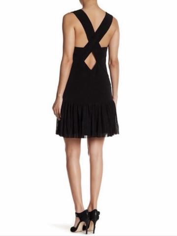 Pleated hem dress