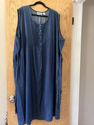 Maxi denim dress