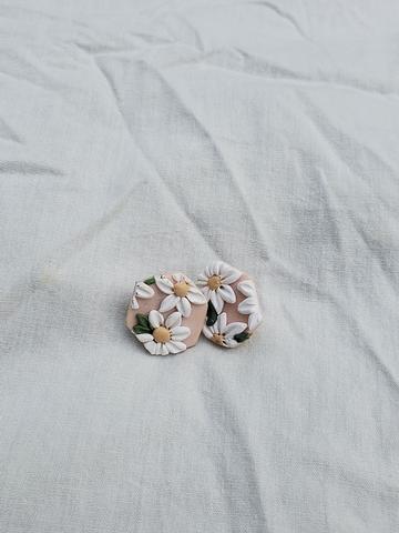 Handmade polymer clay earrings