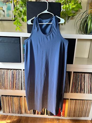 Women's French Navy Softspun Tank Midi Dress