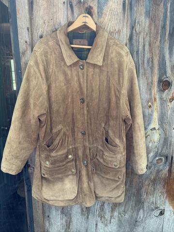 suede barn coat
