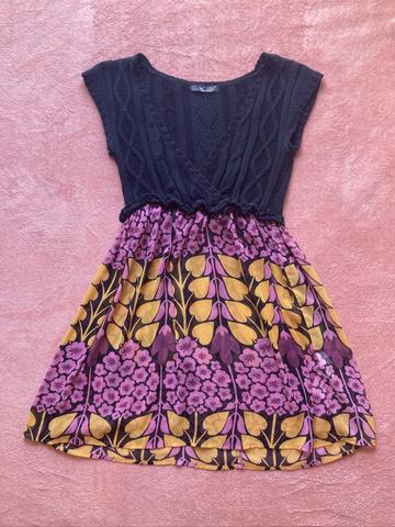 Floral Print Mesh Shirt Dress