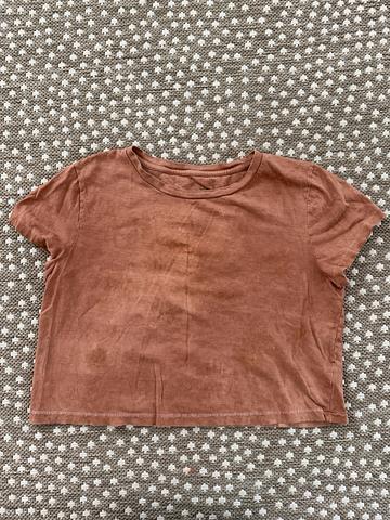 Avocado Dyed Crop Tee 🥑