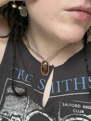 Sterling and Amber choker