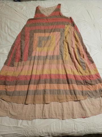 Layla tank dress 793 Poet OS quilted quiltwork