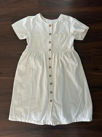 White button down Dress
