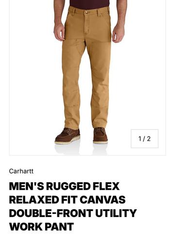 Carhartt Canvas Double-Front Utility Work Pant
