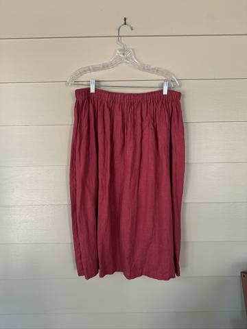 raspberry skirt