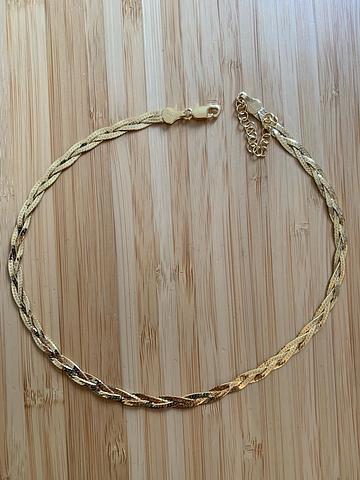 Braided Herringbone Thin Chain