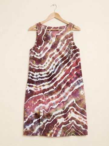 Ice Dyed Linen Dress