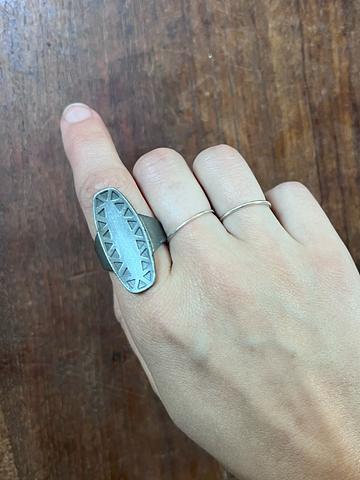 Pewter Statement Ring