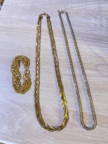 Chunky Chains & Bracelet