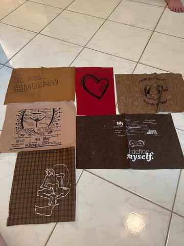 Silkscreened patches