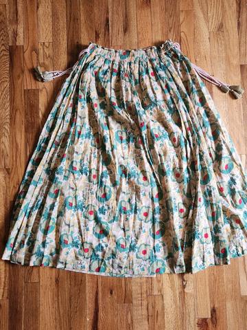 Mirth floral maxi skirt