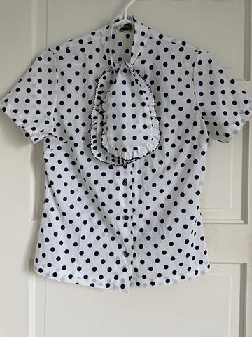 Polka dot blouse