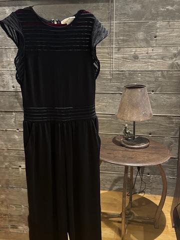 Flutter Mesh Sleeve Jumpsuit XS