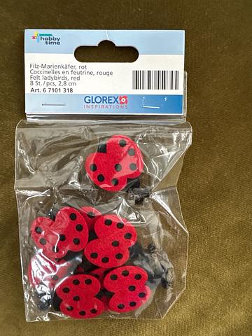 Felt ladybugs