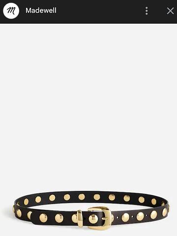 Studded Western Belt
