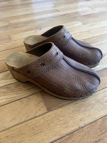 Leather Clogs