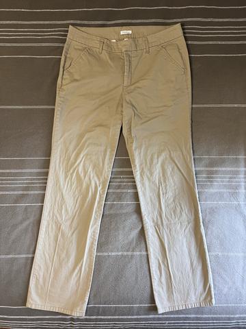 mid-rise tall khaki chinos