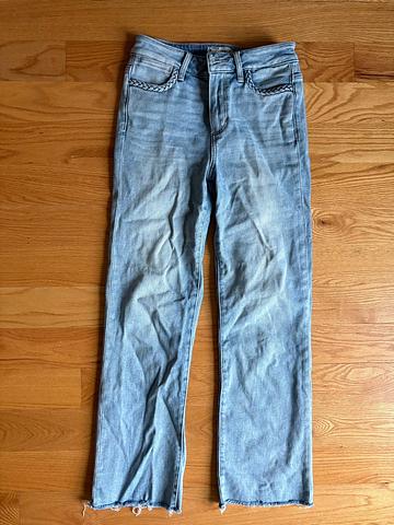 Atley Ankle Flare Braided Jeans