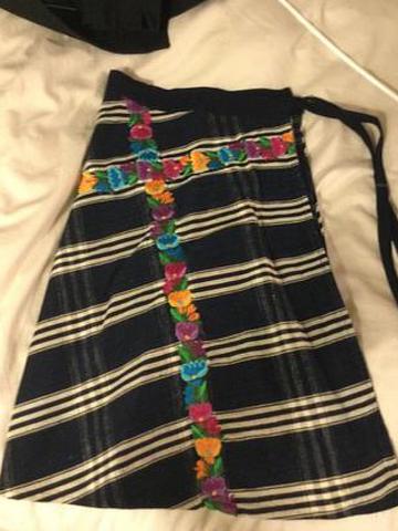 Handmade woven Guatemalan wrap skirt