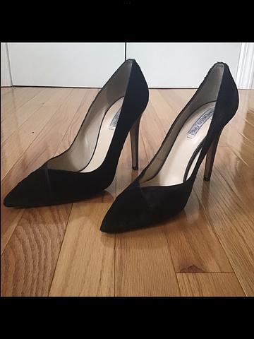 Emerson Fry *Sample* VHeels Black Pony Hair - SZ 40
