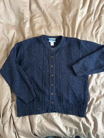 Cable knit wool sweater