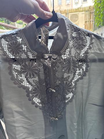 Embroidered Silk Shirt