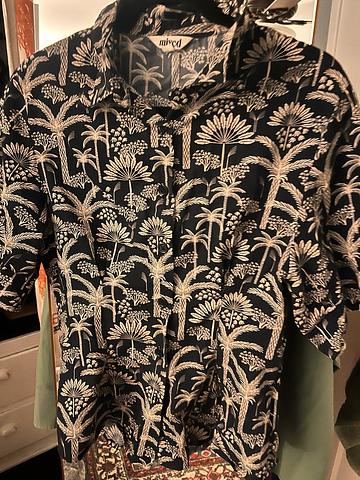 KG button-up shirt Paloma print