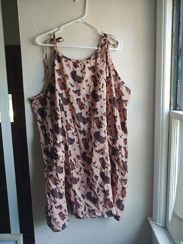 pocket layering dress