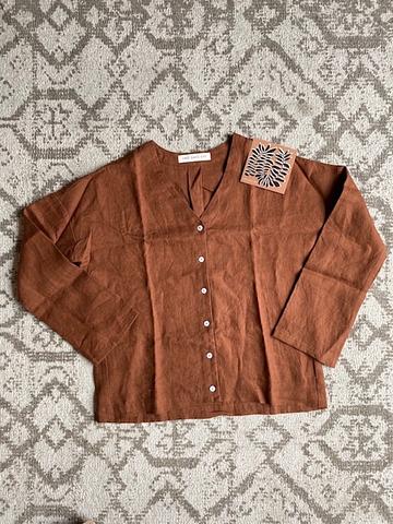 Kaneko shirt, long sleeve, linen