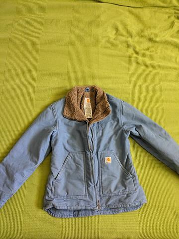 Blue work jacket