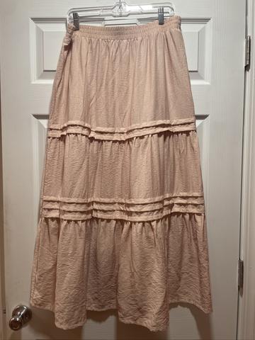 Pintuck Pleat Skirt