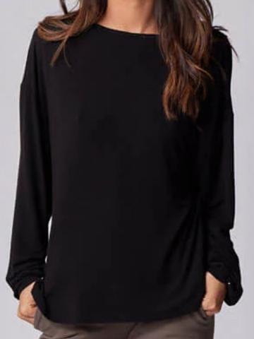 Everywhere Long Sleeve Wrap Blouse