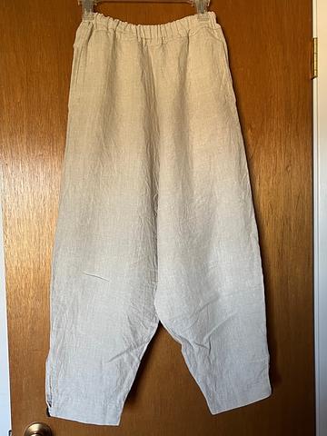 Mix pants in French linen