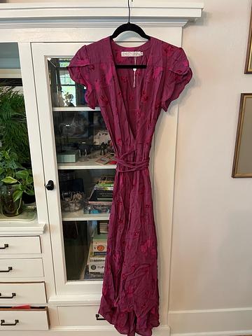 “the autumn” wrap dress