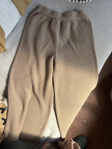 Chunky wide leg pants