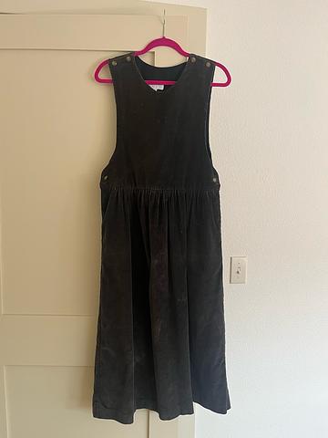 Corduroy jumper dress