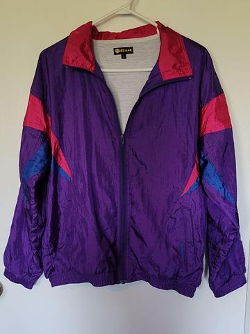 Purple Windbreaker