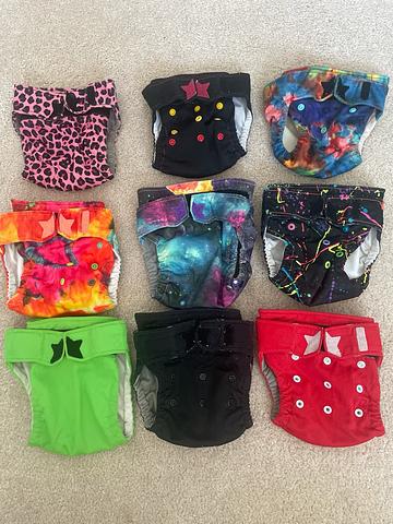 Lot of Unknown/Swim Condition Diapers